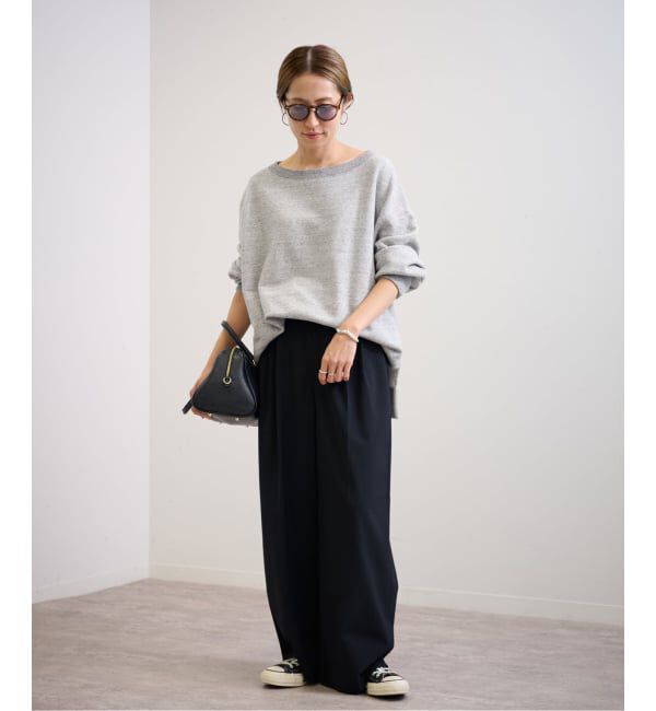 FRAMeWORK「≪一部カラーWEB限定 / 追加予約≫ボートネックワイドスウェット」|スウェット・ジャージ|