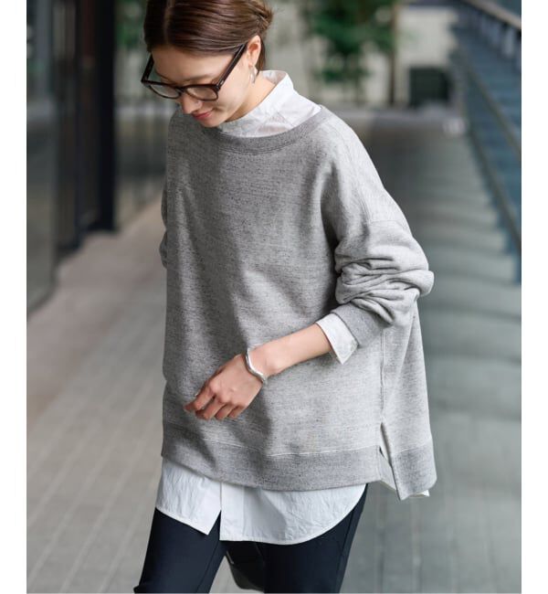 FRAMeWORK「≪一部カラーWEB限定 / 追加予約≫ボートネックワイドスウェット」|スウェット・ジャージ|