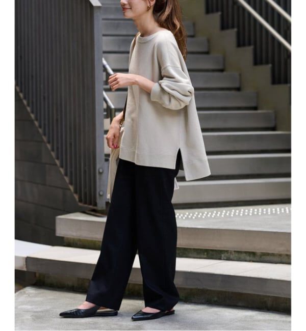 FRAMeWORK「≪一部カラーWEB限定 / 追加予約≫ボートネックワイドスウェット」|スウェット・ジャージ|