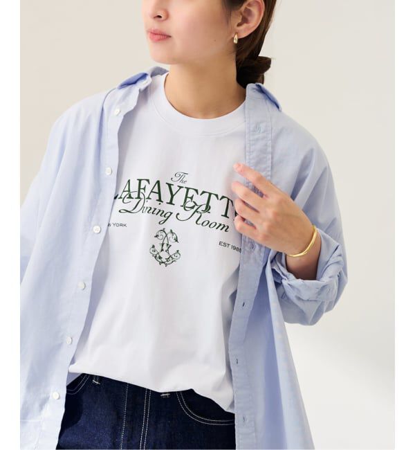 FRAMeWORK「≪予約≫GIFT SHOP 別注LOGO PRINT T」|Tシャツ・カットソー|ホワイト