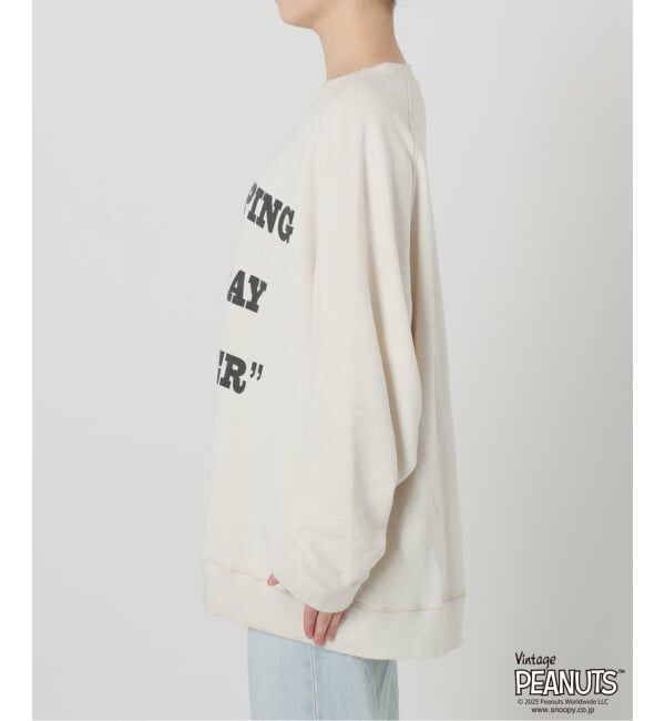 FRAMeWORK「≪WEB限定/ 追加予約≫MEAN MACHINE AGE 別注 PEANUTS VTG CREW SWT "CHARLIE"」|Tシャツ・カットソー|