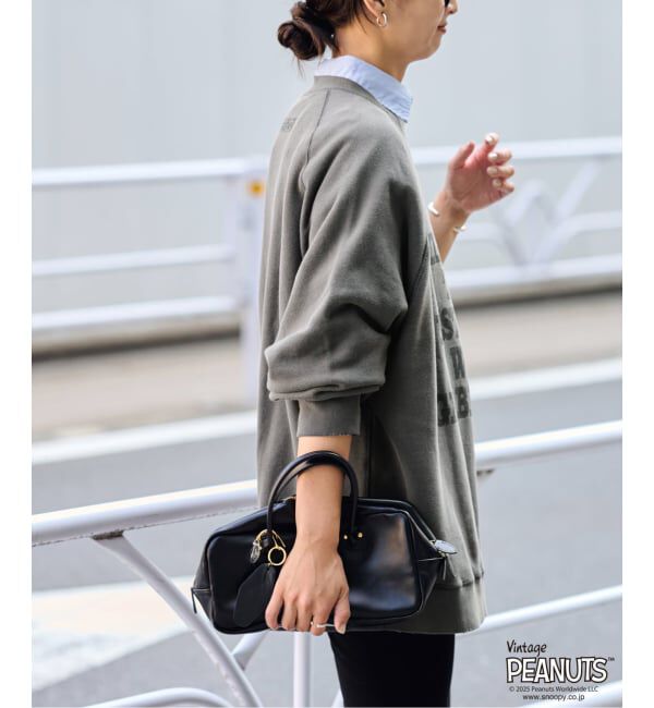 FRAMeWORK「≪WEB限定/ 追加予約≫MEAN MACHINE AGE 別注 PEANUTS VTG CREW SWT "CHARLIE"」|Tシャツ・カットソー|