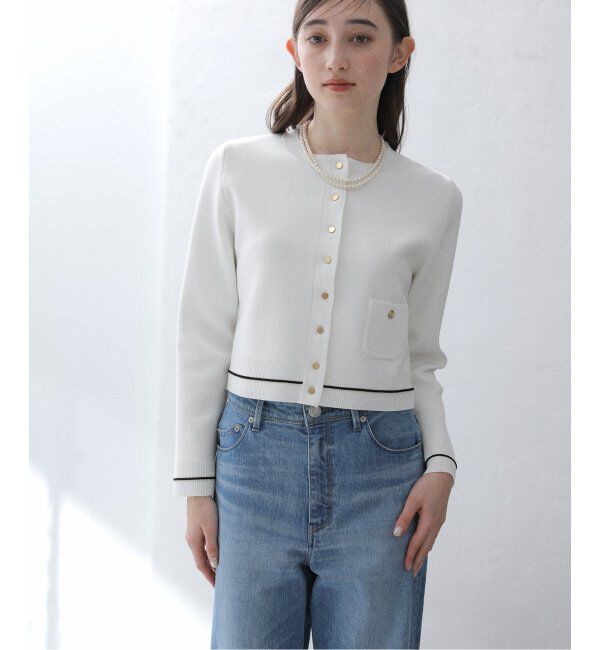  「【洗える】ウォッシャブルスムースカーディガン」|カーディガン|
