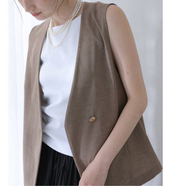  「【洗える】ノーカラージレ」|その他|