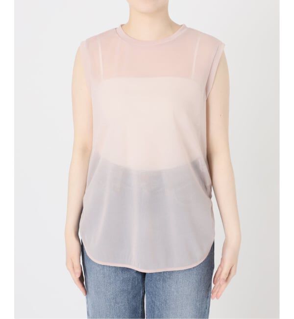  「《追加》【洗える】シアートリコットタンクトップ」|Tシャツ・カットソー|