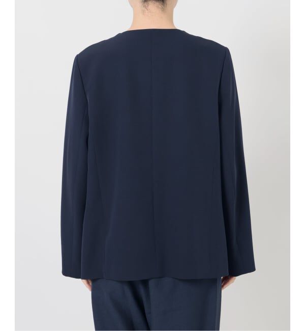  「《予約》2WAYスリットジャケット」|ノーカラージャケット|