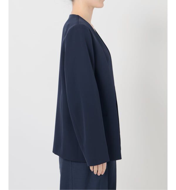  「《予約》2WAYスリットジャケット」|ノーカラージャケット|