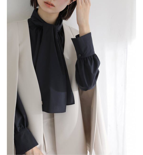  「《予約》2WAYスリットジャケット」|ノーカラージャケット|