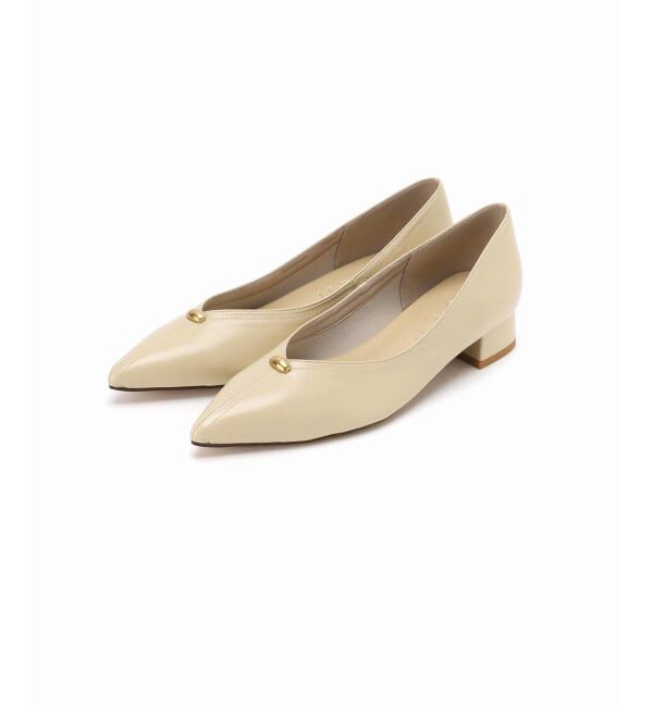  「《追加》3cmVカットメタルパンプス」|パンプス|