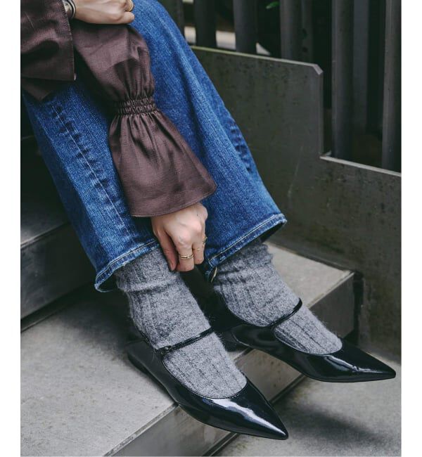  「《追加2》ポインテッドワンストラップフラット」|その他|