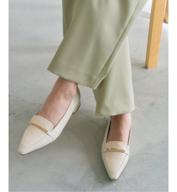  「《予約》フレンチスクエアメタルローファー」|ローファー|