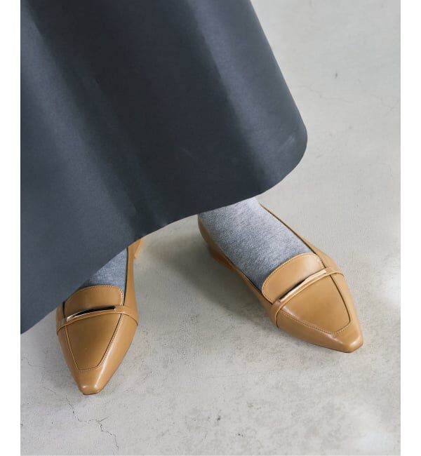  「《予約》フレンチスクエアメタルローファー」|ローファー|