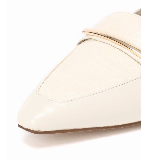  「《予約》フレンチスクエアメタルローファー」|ローファー|