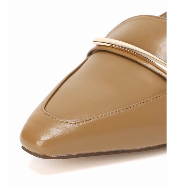  「《予約》フレンチスクエアメタルローファー」|ローファー|