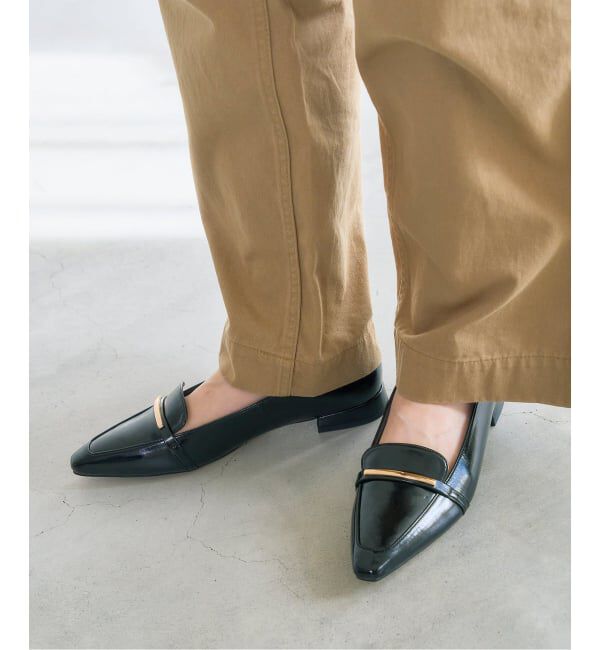  「《予約》フレンチスクエアメタルローファー」|ローファー|