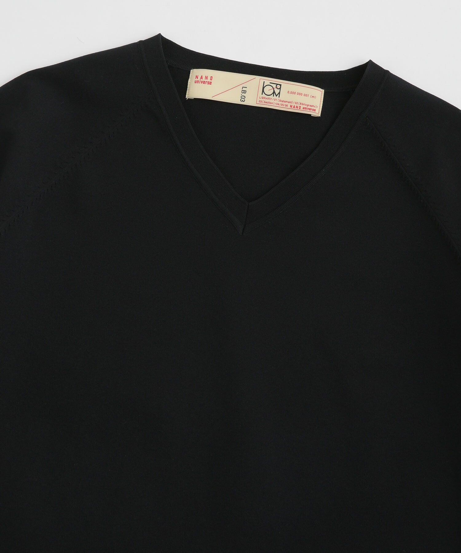 nano･universe「LB.03/SOLOTEXマルチファンクションVネックニット/半袖」|ニット・セーター|