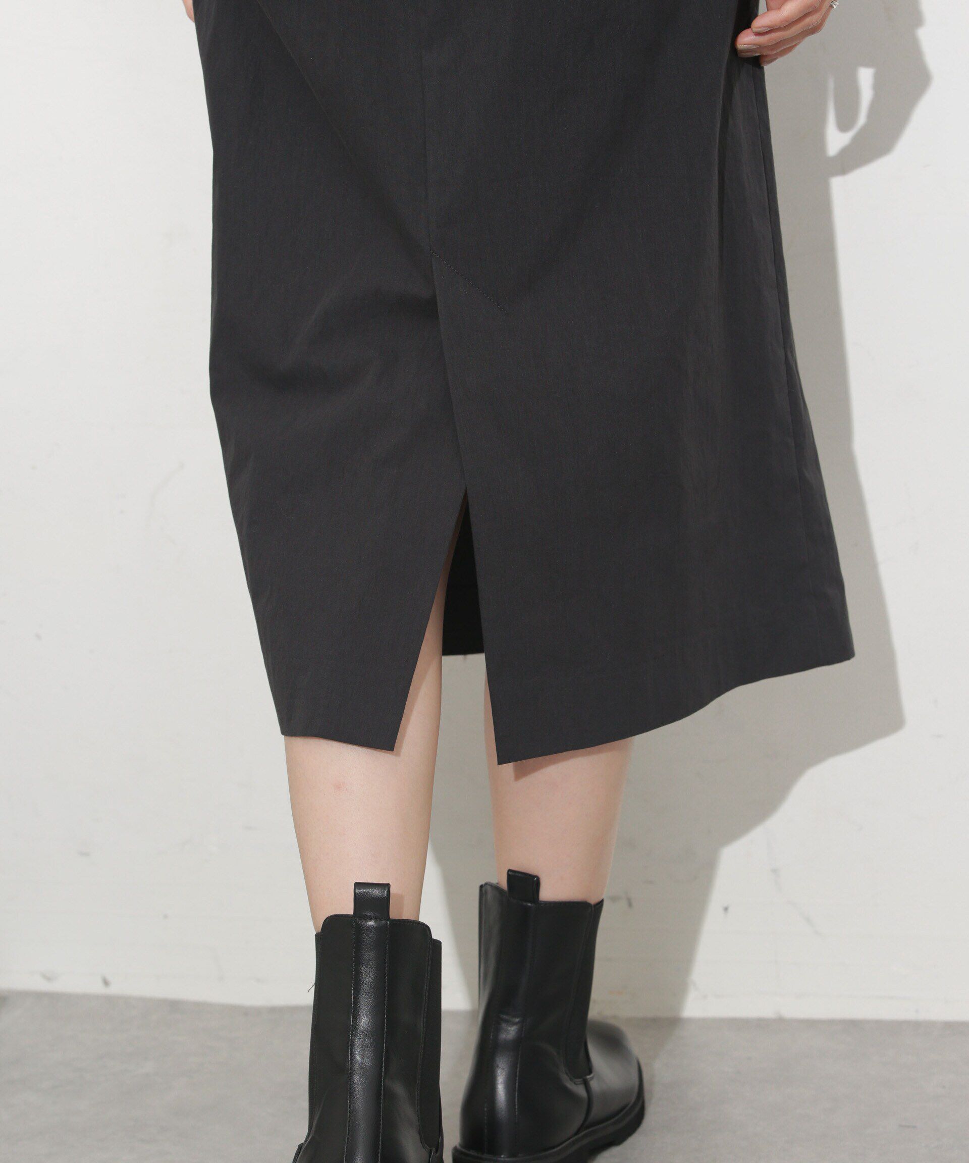 nano･universe「ベルト付きコクーンワンピース」|ワンピース|