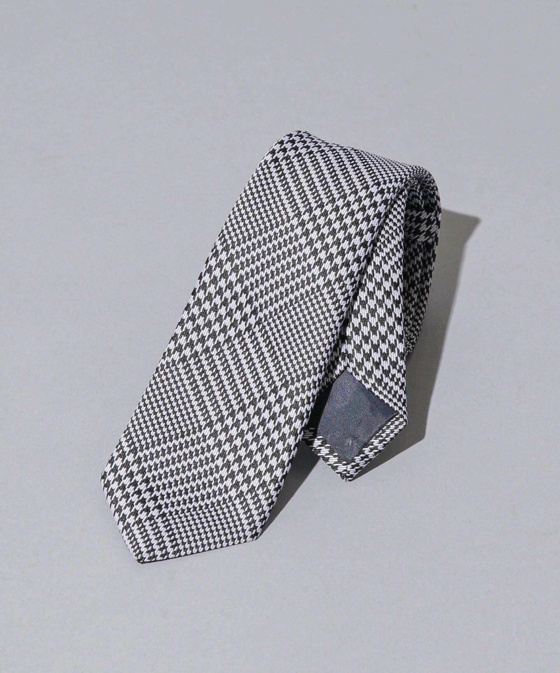 nano･universe「京都ウォッシャブルグレンチェックネクタイ」|ネクタイ・蝶ネクタイ|