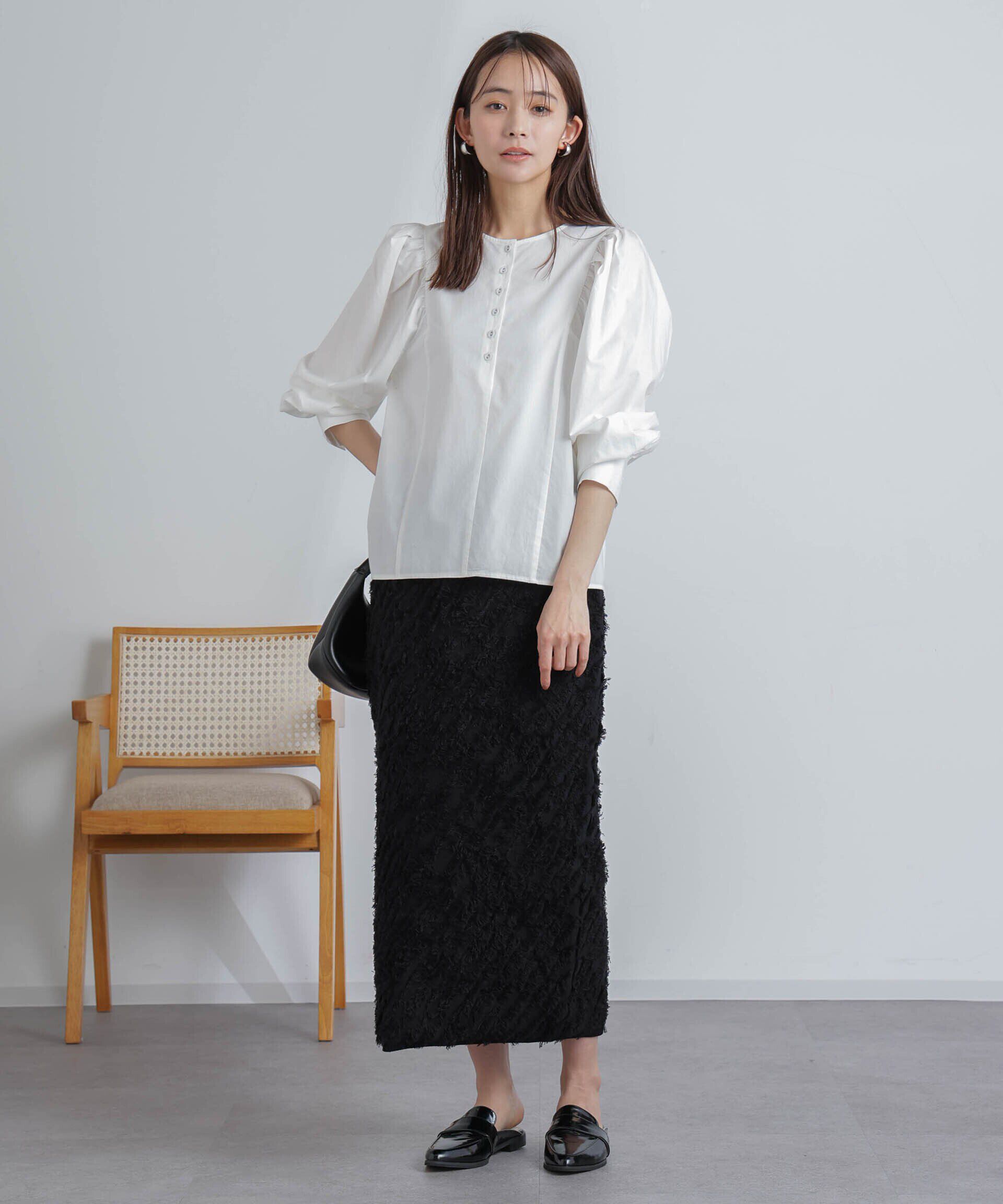 nano･universe「フリンジニットスカート(セットアップ可)」|スカート|