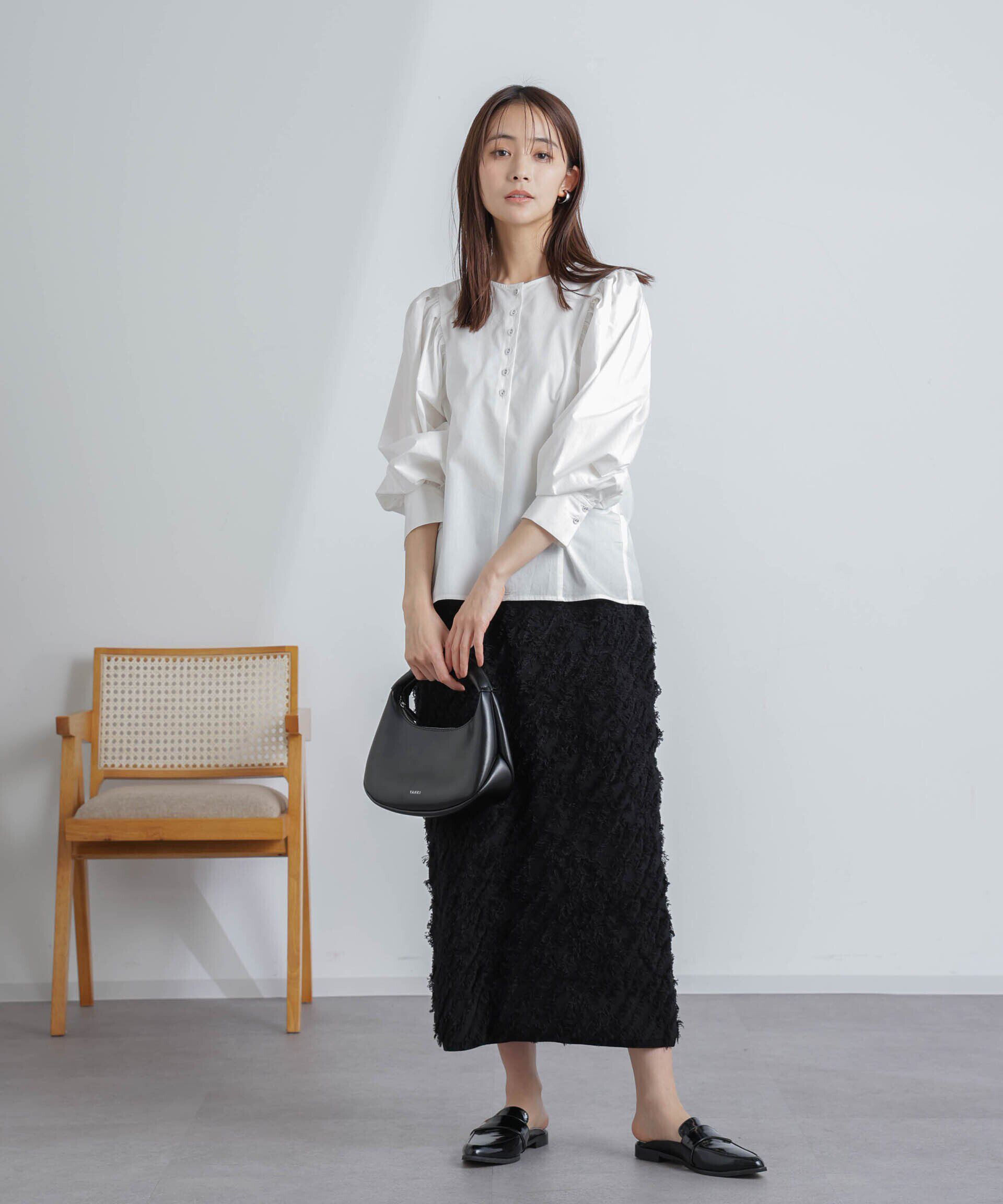 nano･universe「フリンジニットスカート(セットアップ可)」|スカート|