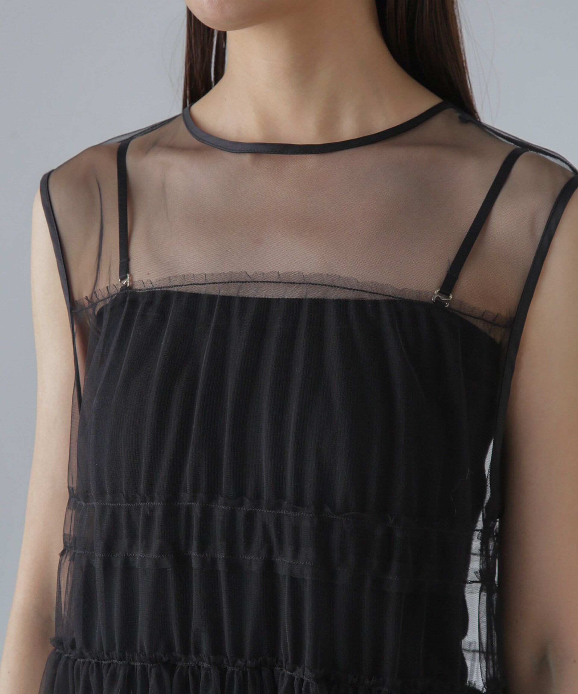 nano･universe「ギャザーチュールワンピース」|ワンピース|