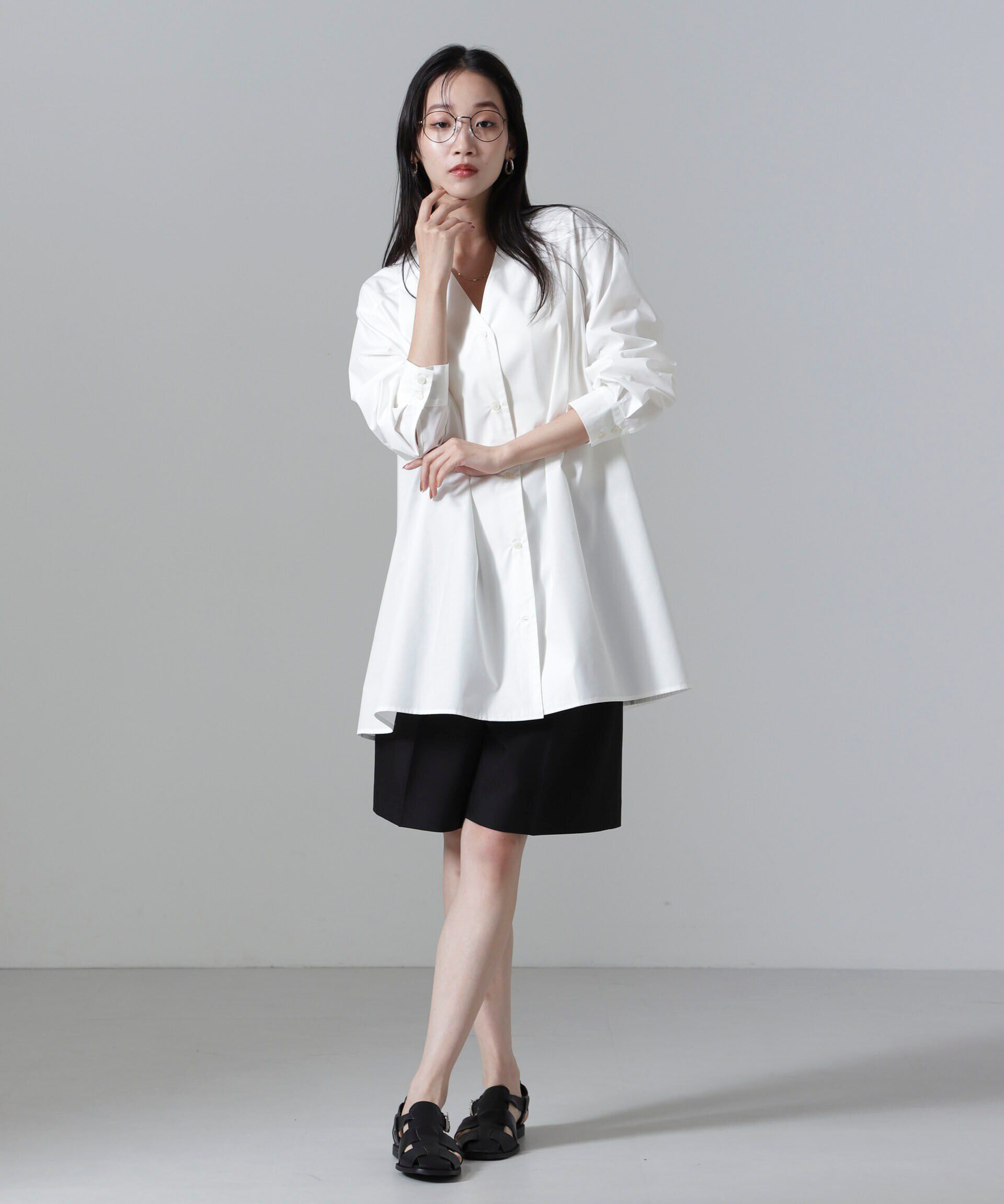 nano･universe「AラインVネックチュニックワンピース」|ワンピース|