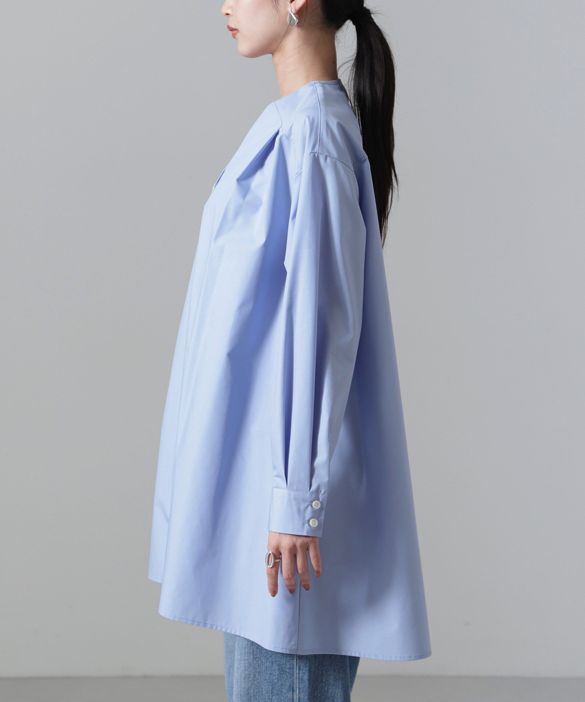 nano･universe「AラインVネックチュニックワンピース」|ワンピース|