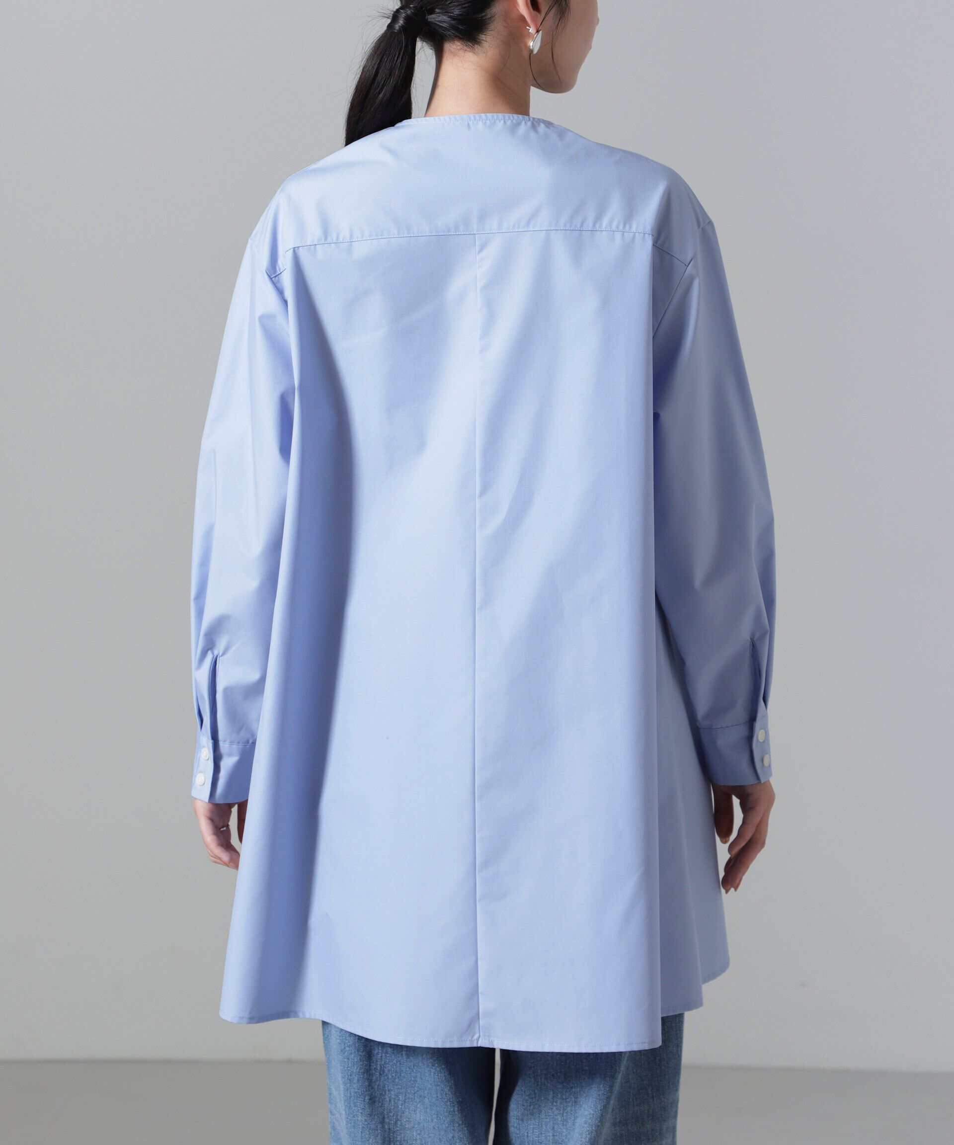 nano･universe「AラインVネックチュニックワンピース」|ワンピース|