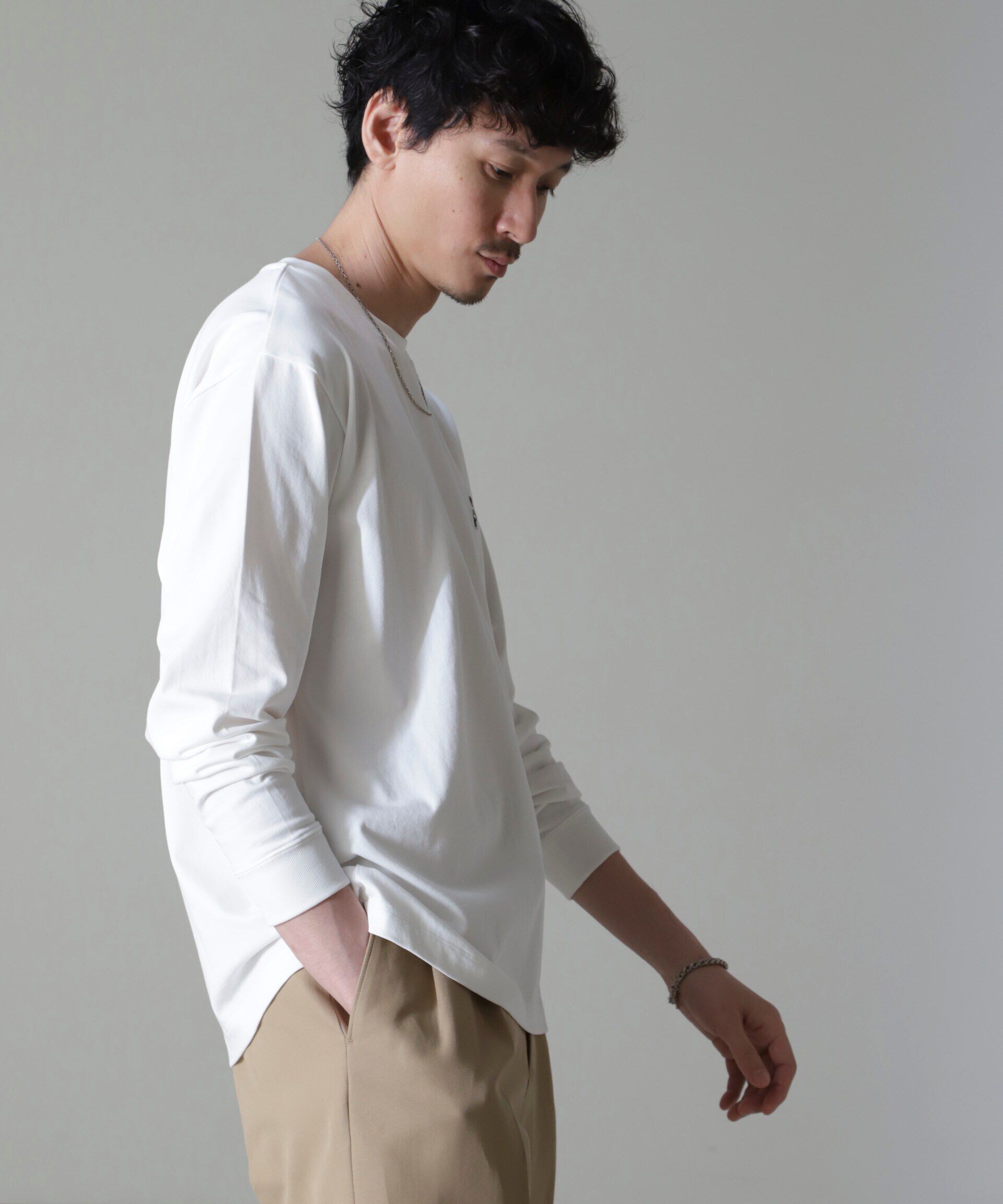 nano･universe「ナノベア Tシャツ 長袖」|Tシャツ・カットソー|