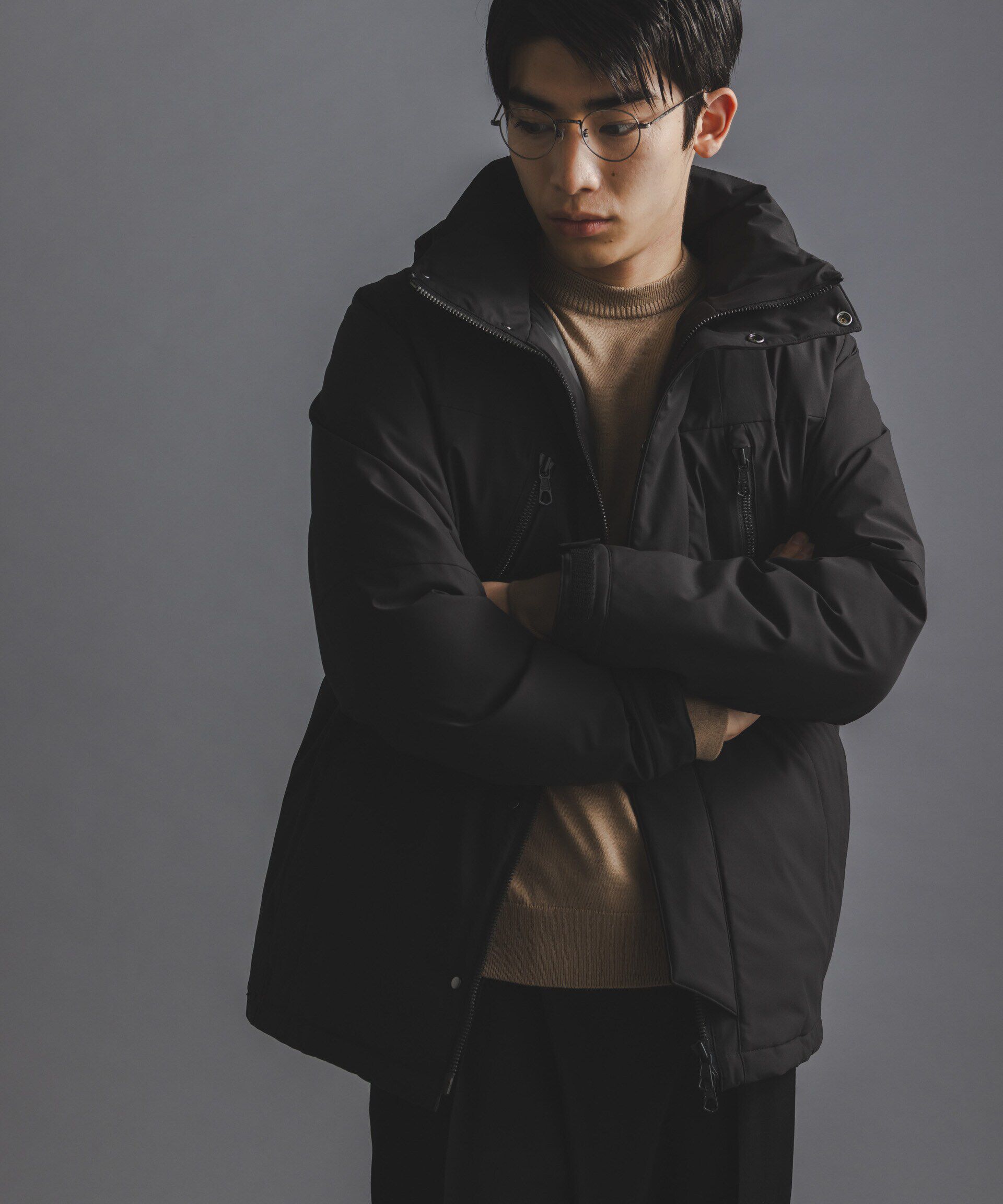 nano･universe「｢西川ダウン(R)｣フードデタッチャブルMATSUMIダウン」|ダウン|