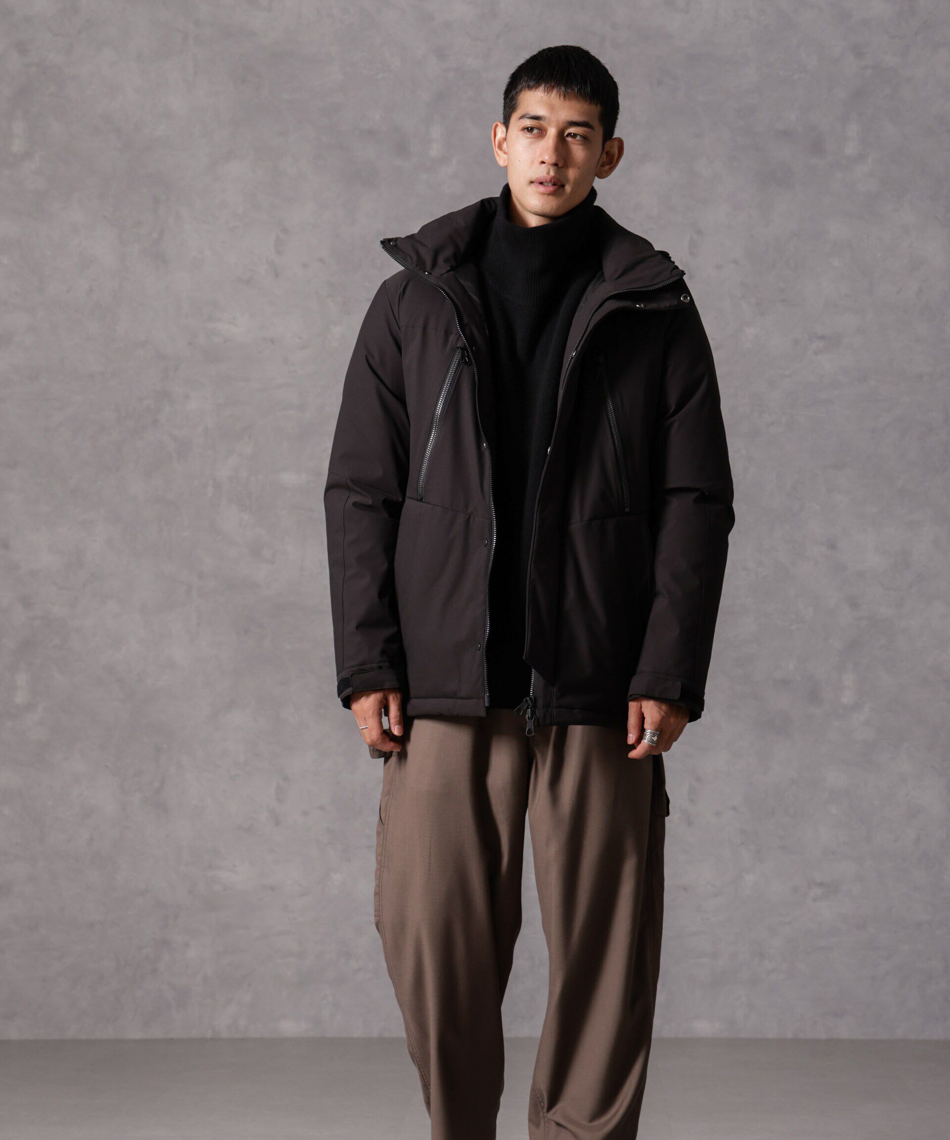 nano･universe「｢西川ダウン(R)｣フードデタッチャブルMATSUMIダウン」|ダウン|