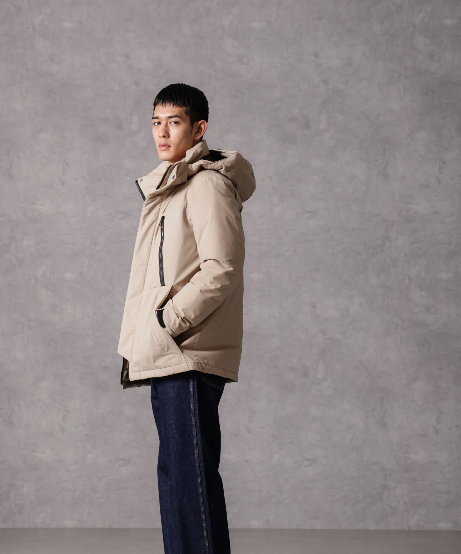 nano･universe「｢西川ダウン(R)｣フードデタッチャブルMATSUMIダウン」|ダウン|