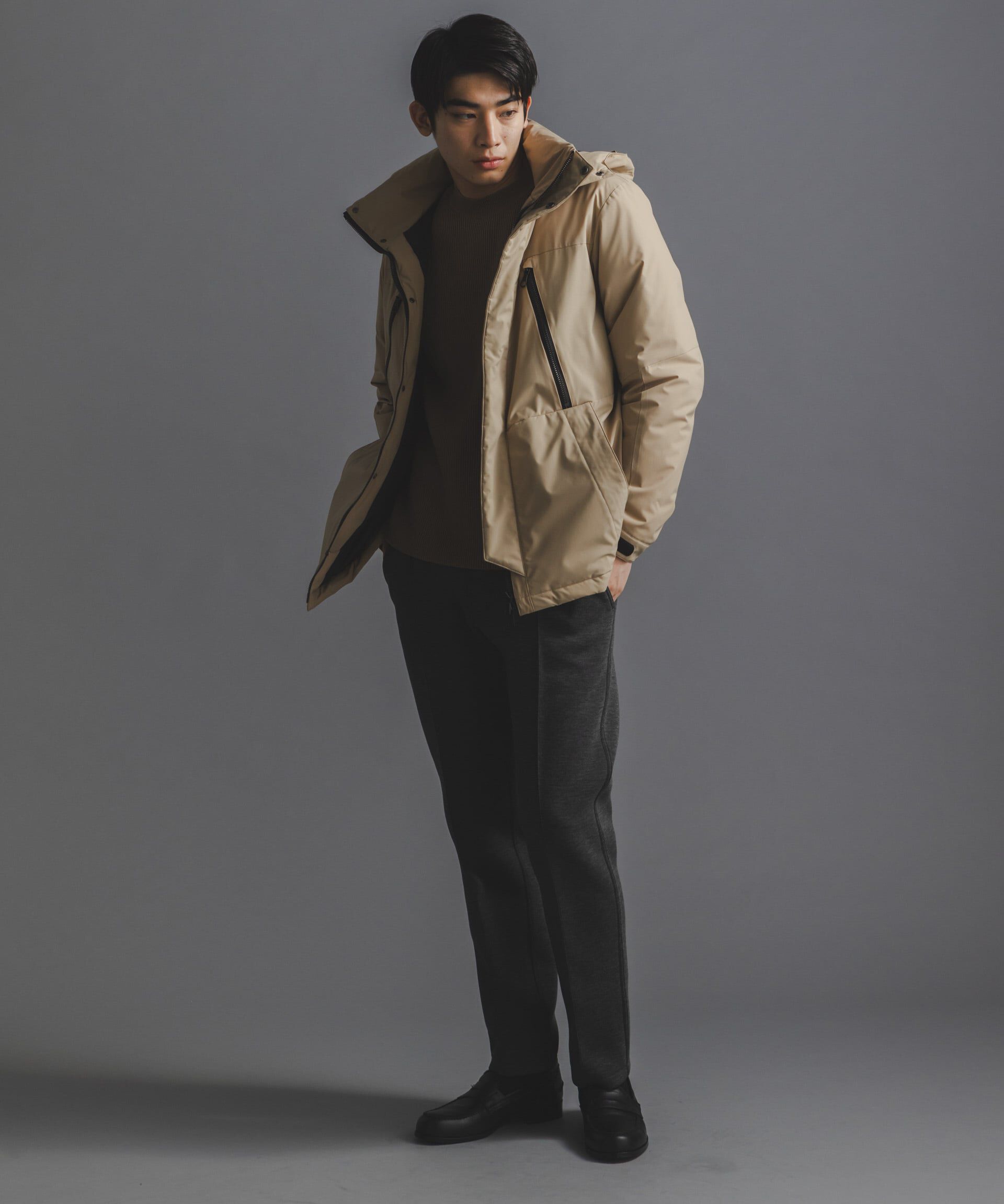 nano･universe「｢西川ダウン(R)｣フードデタッチャブルMATSUMIダウン」|ダウン|