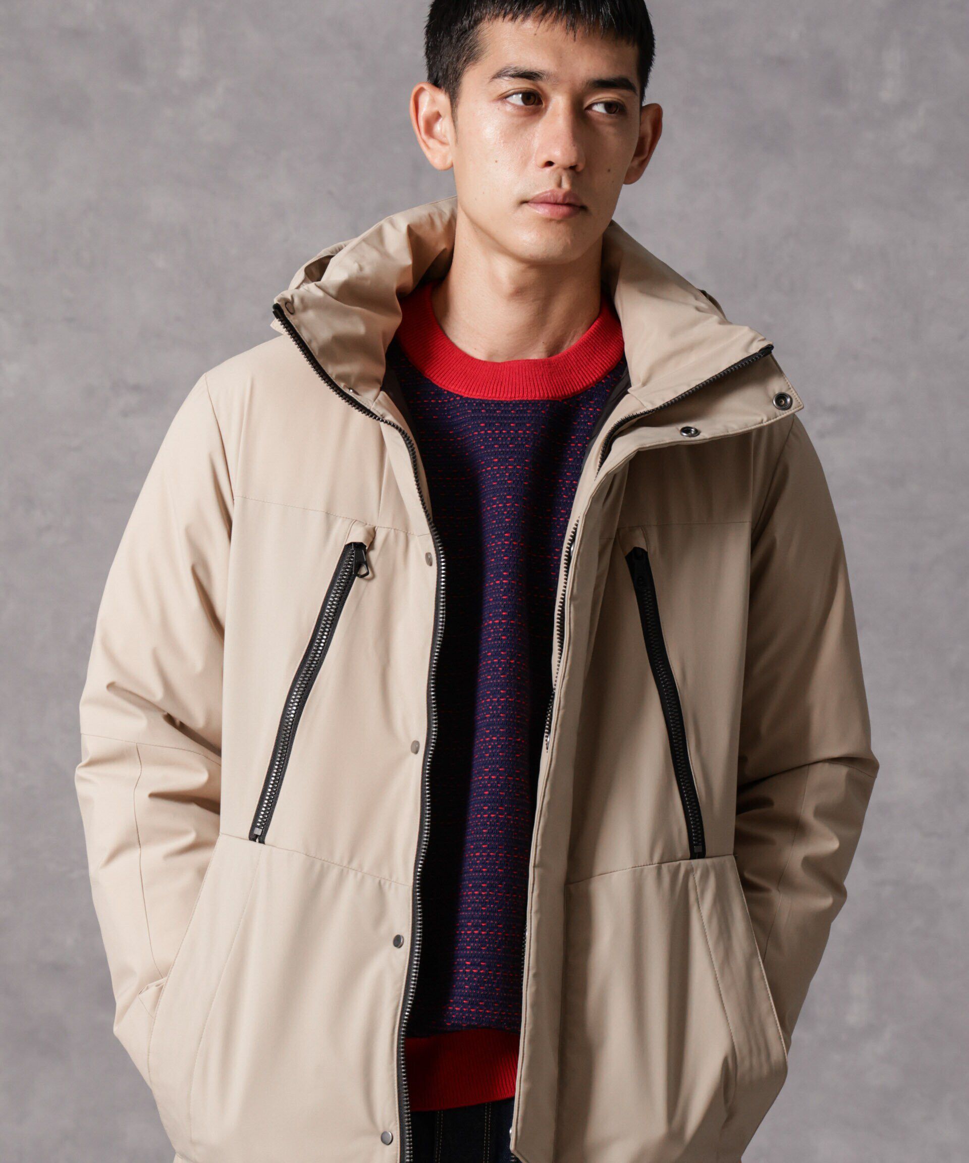 nano･universe「｢西川ダウン(R)｣フードデタッチャブルMATSUMIダウン」|ダウン|