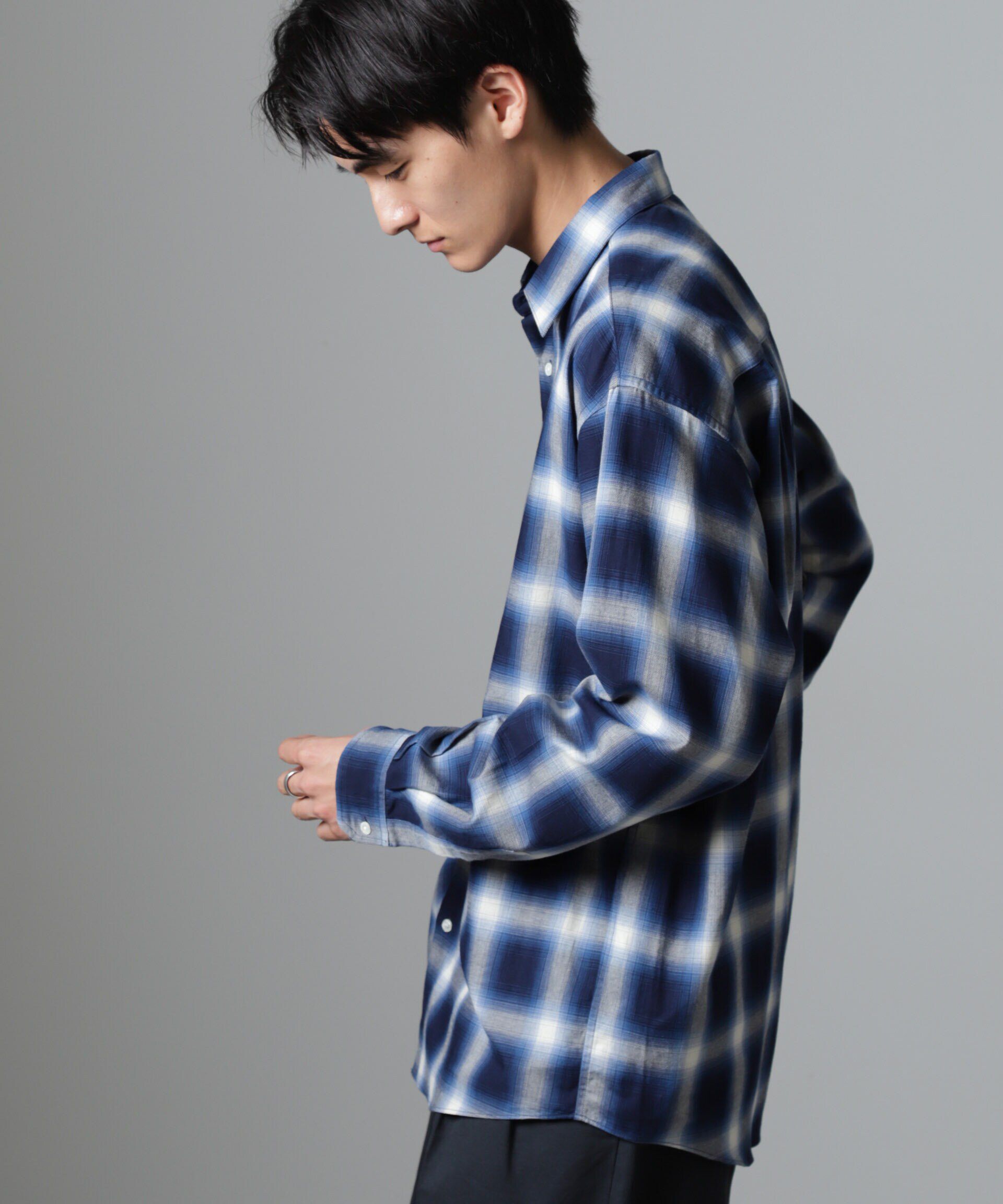 nano･universe「ツイルソフトオンブレチェックシャツ」|シャツ・ブラウス|