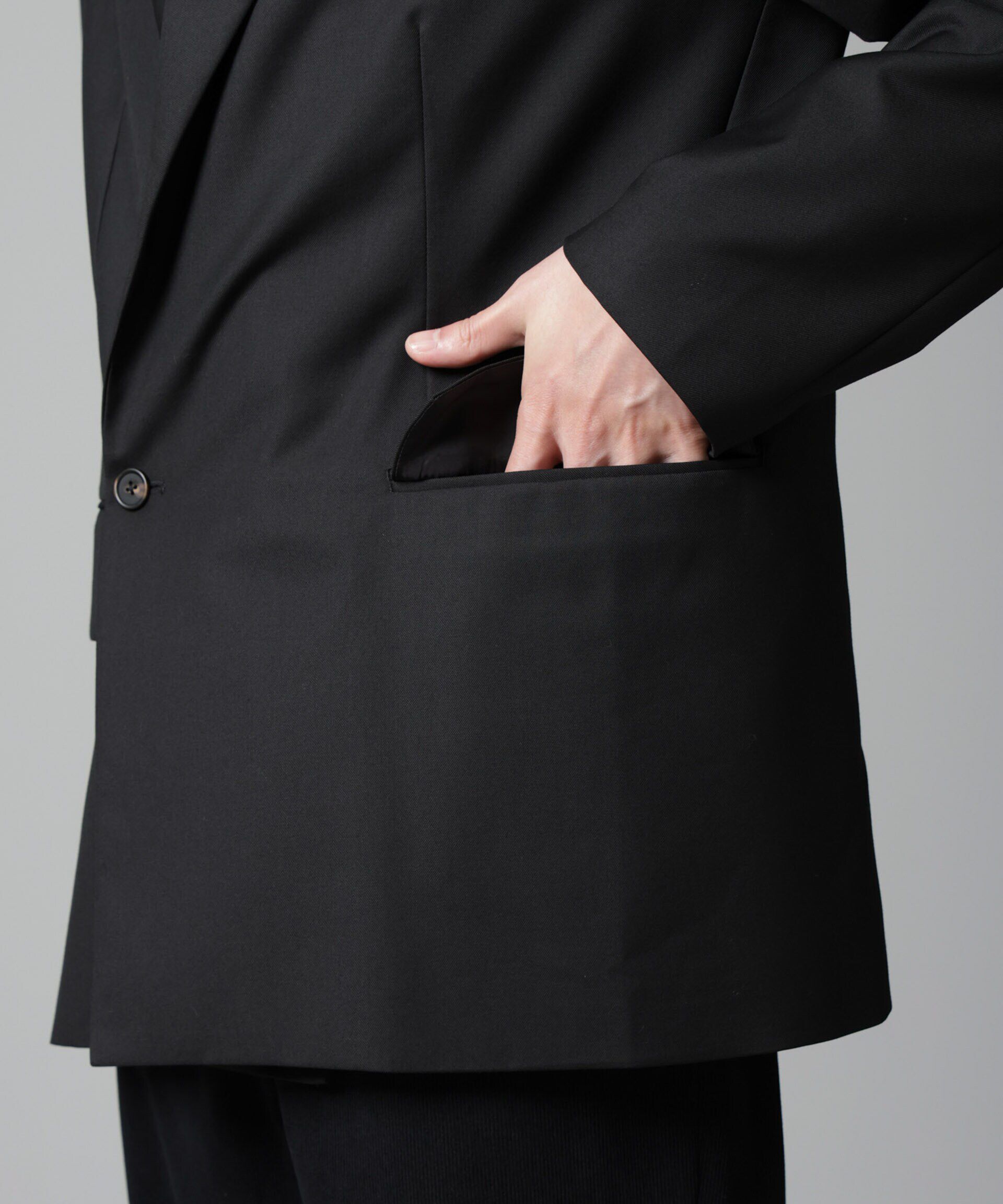 nano･universe「ヴィンテージライク ピークドラペルダブルジャケット」|テーラードジャケット|