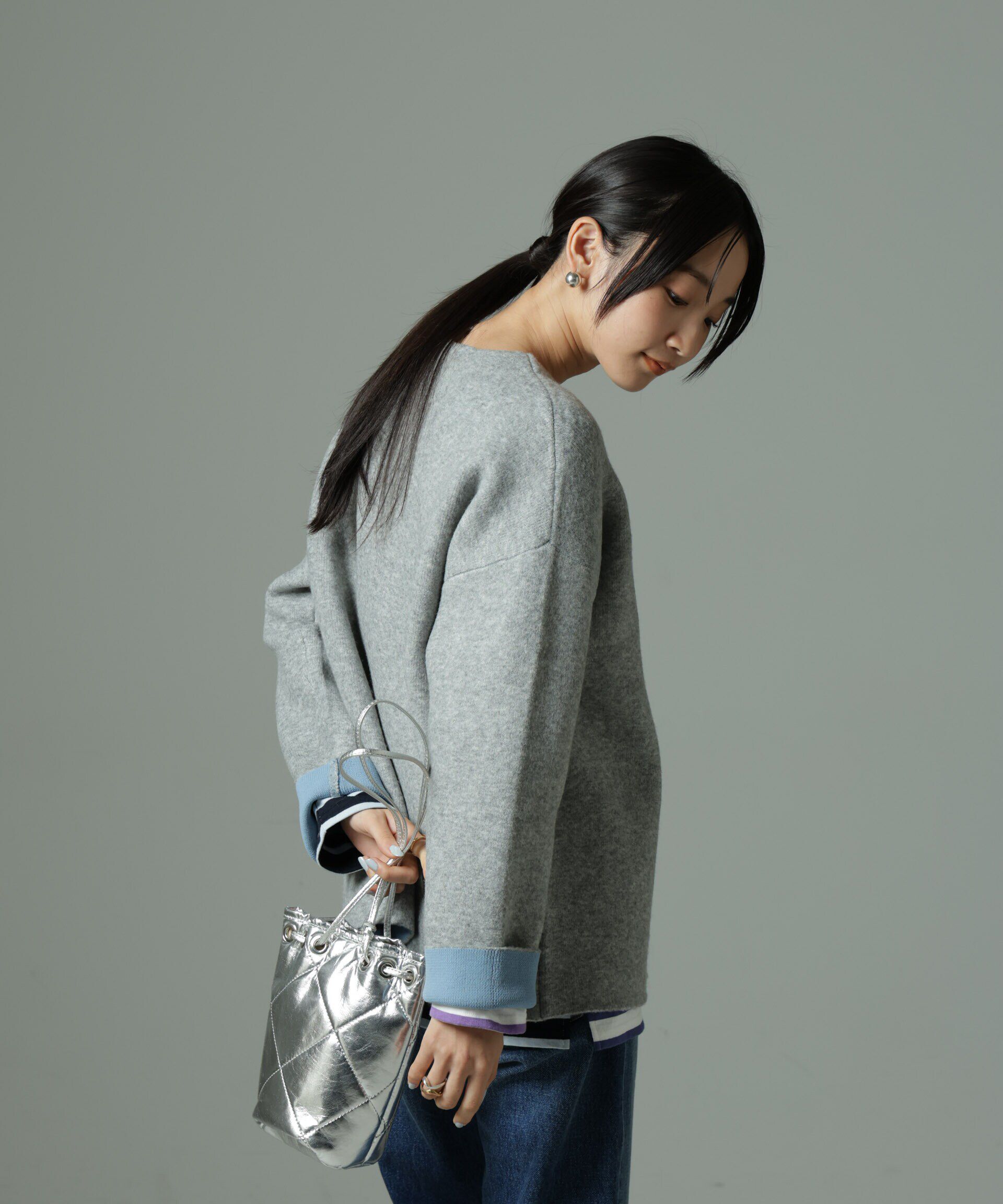 nano･universe「ダブルフェイスカーディガン」|ニット・セーター|