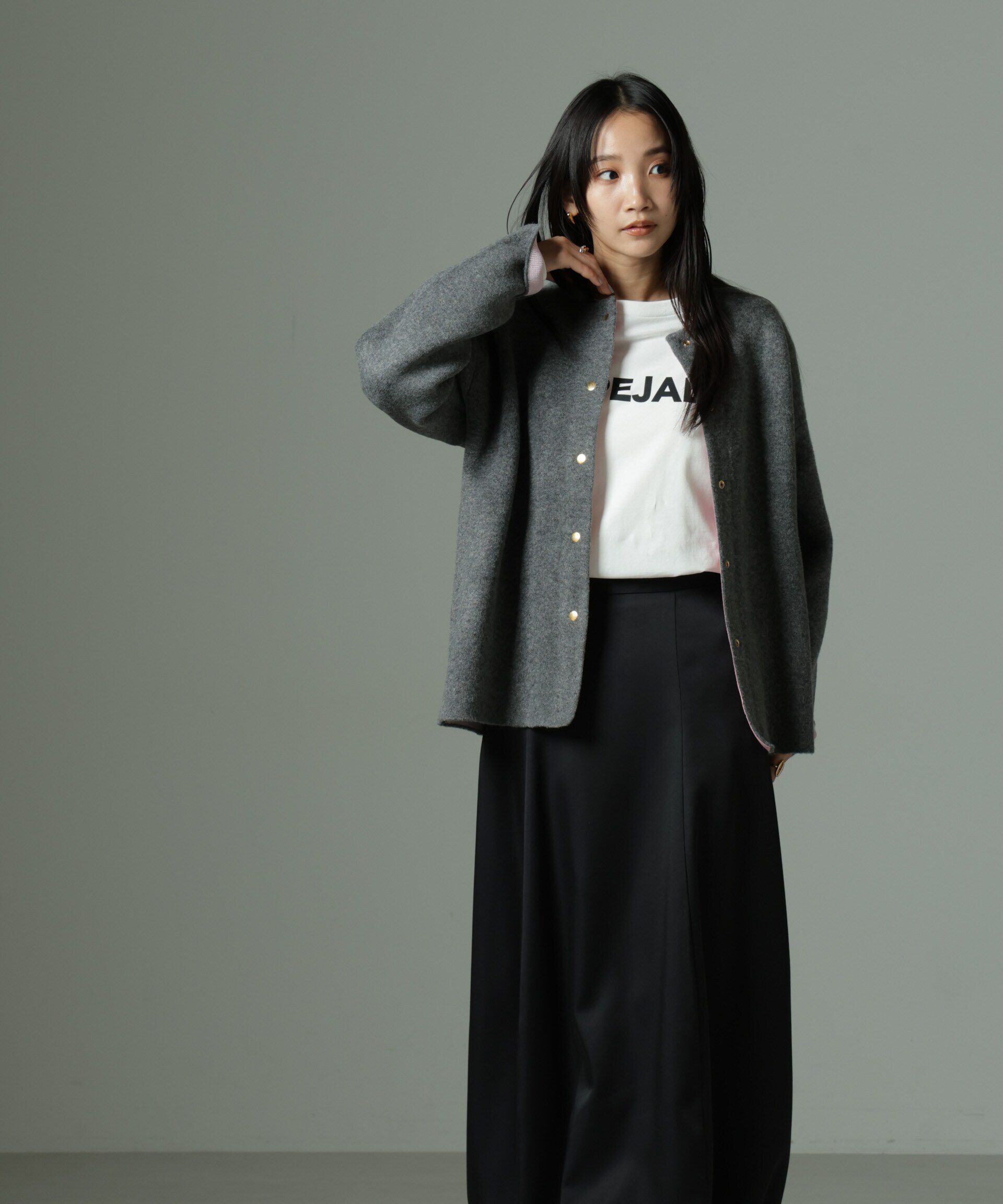 nano･universe「ダブルフェイスカーディガン」|ニット・セーター|