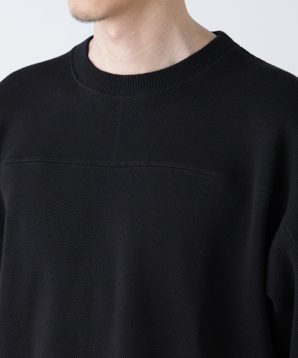 nano･universe「変形ハニカムジャガードフットボールTシャツ」|Tシャツ・カットソー|