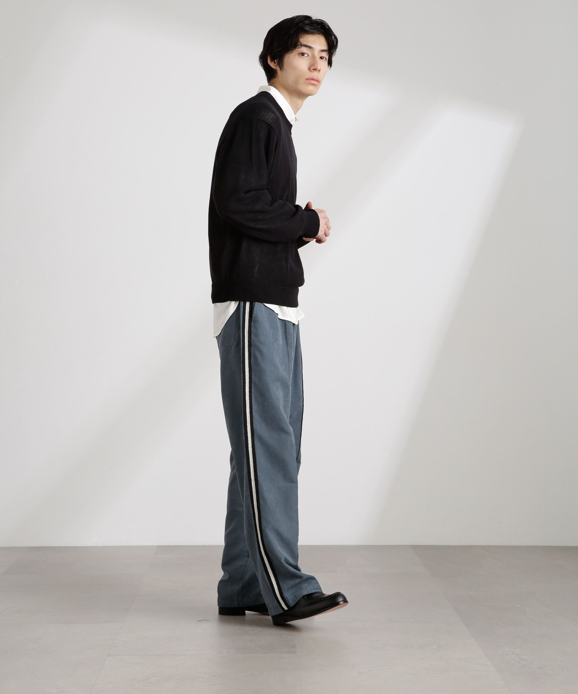 nano･universe「NORMANBROS/NORMANBROS別注 トラックパンツ」|チノ|