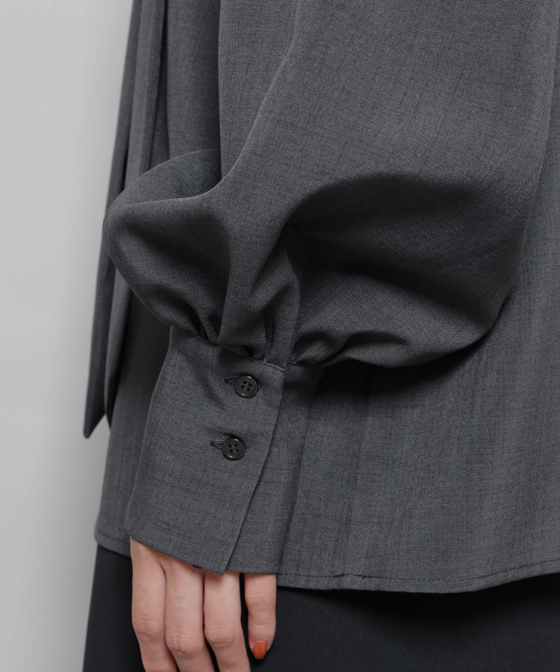 nano･universe「ボータイ取り外し可能2wayブラウス」|シャツ・ブラウス|