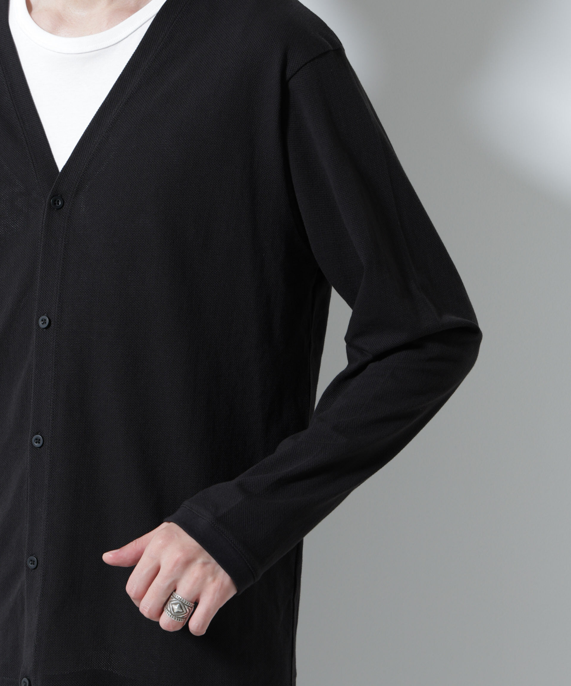 nano･universe「エアパッセージ ジャージーカーディガン」|Tシャツ・カットソー|