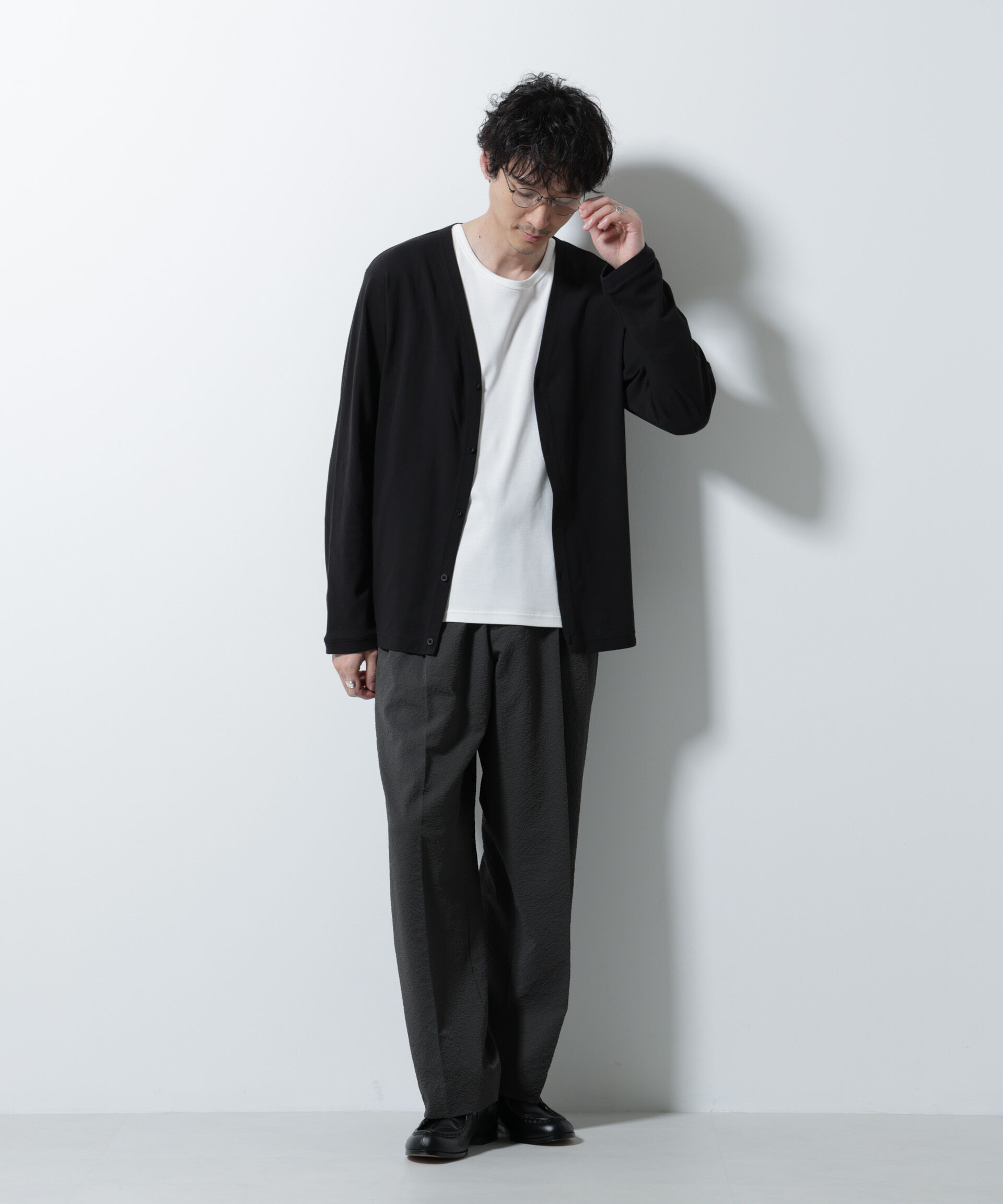 nano･universe「エアパッセージ ジャージーカーディガン」|Tシャツ・カットソー|