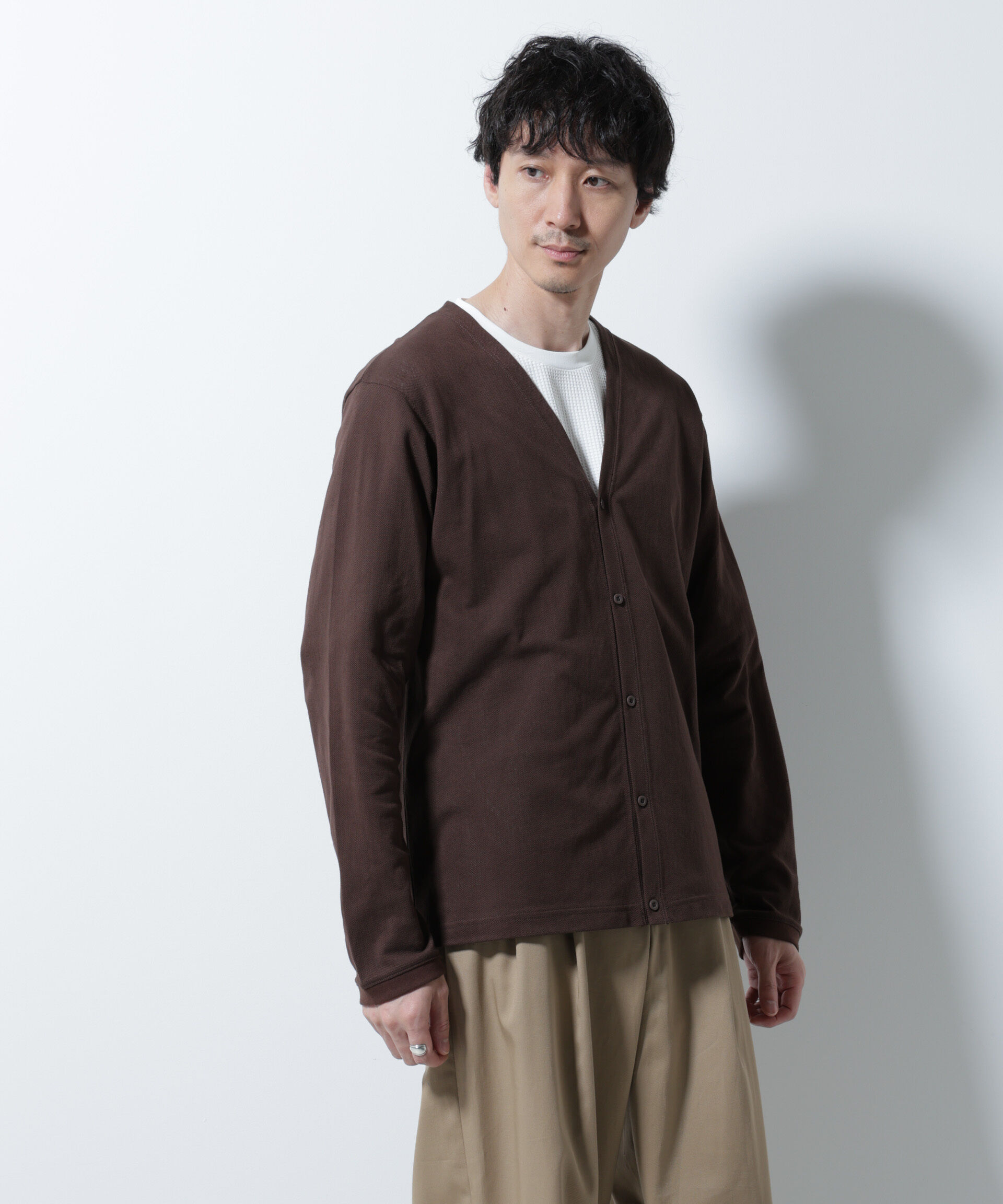 nano･universe「エアパッセージ ジャージーカーディガン」|Tシャツ・カットソー|