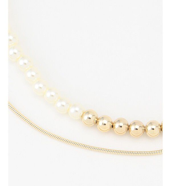 組曲「パール&メタルチェーンネックレス」|ネックレス|