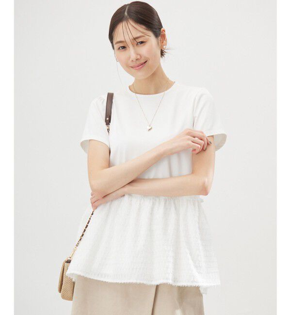 組曲「華感フレア カットソー」|Tシャツ・カットソー|