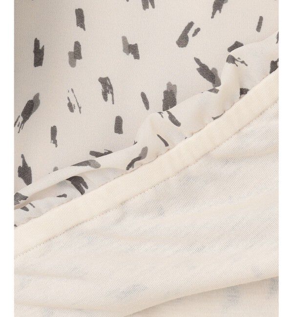 自由区「【洗える】ロイヤルシフォンドレープタイ半袖 ブラウス」|シャツ・ブラウス|