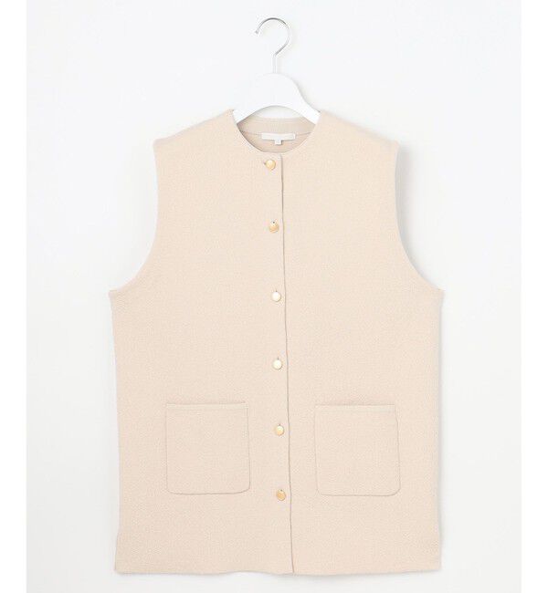 自由区「【カタログ掲載】ループボンディングニット ベスト」|ベスト・ジレ|