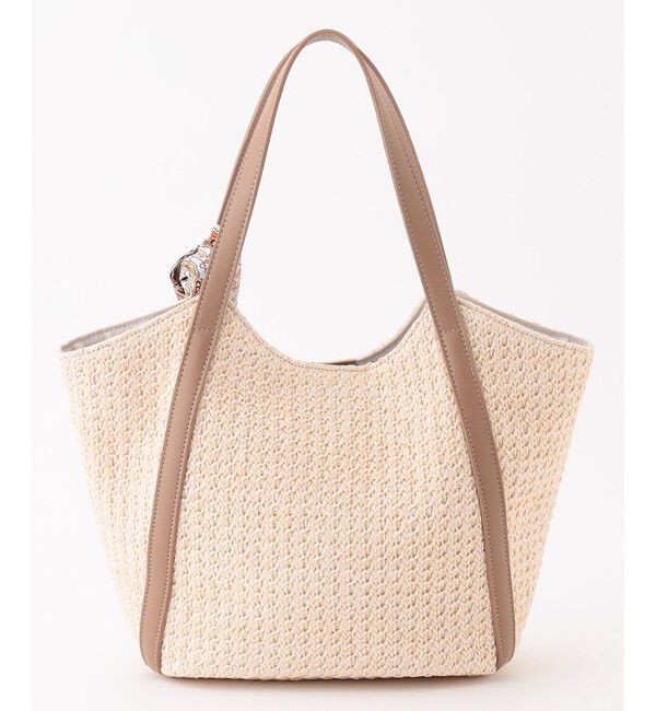 ANY SIS「スカーフ付き カゴバッグ」|かごバッグ|