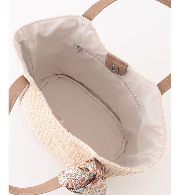 ANY SIS「スカーフ付き カゴバッグ」|かごバッグ|